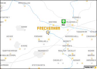 map of Freckenham