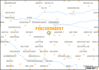 map of Freckenhorst