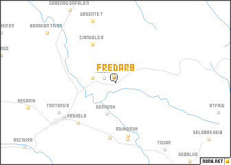 map of Fredarb