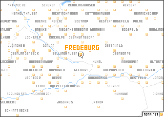 map of Fredeburg
