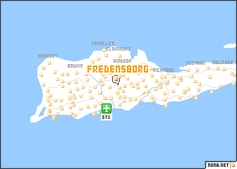 map of Fredensborg