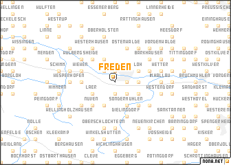 map of Freden