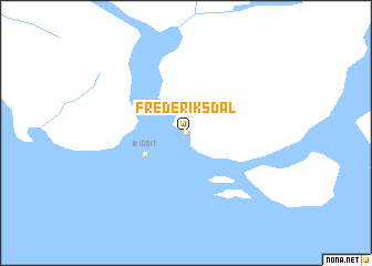 map of Frederiksdal