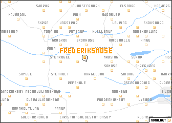 map of Frederiksmose