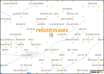 map of Frederiksoord