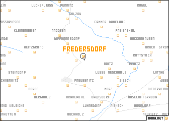 map of Fredersdorf