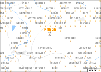 map of Frede