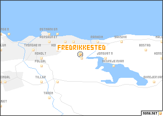 map of Fredrikkested