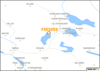 map of Fredros