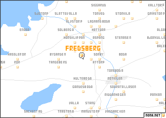 map of Fredsberg