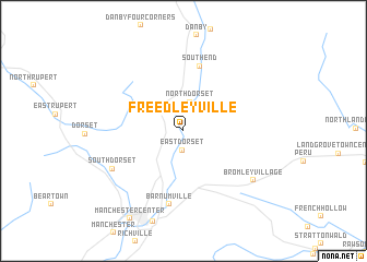 map of Freedleyville