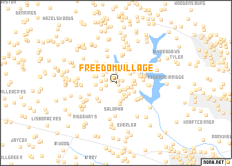 map of Freedom Village