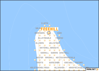 map of Free Hill