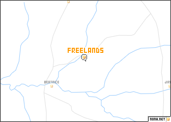 map of Freelands