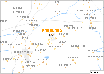 map of Freeland