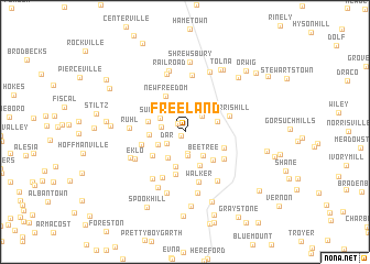 map of Freeland