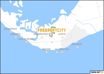 map of Freeport City