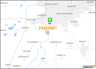 map of Freeport