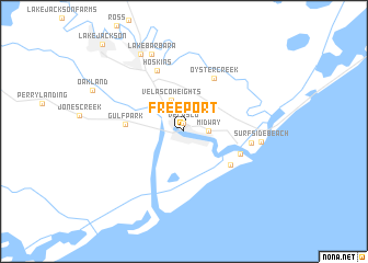 map of Freeport
