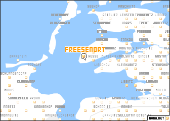 map of Freesenort