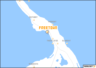map of Freetown