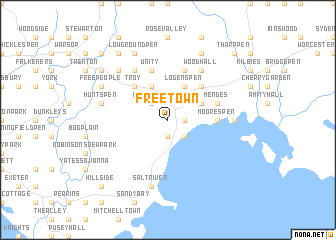 map of Freetown
