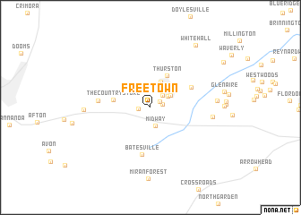 map of Freetown