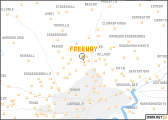 map of Freeway