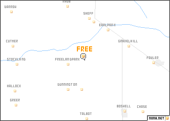 map of Free