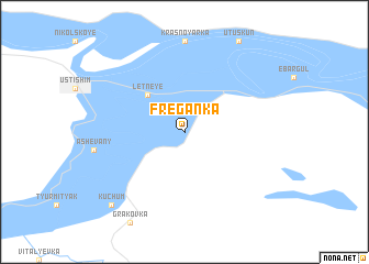 map of Freganka