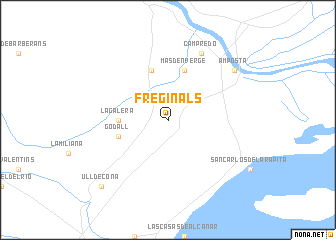 map of Freginals