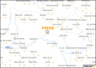 map of Freha