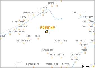 map of Freiche