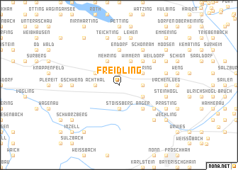 map of Freidling