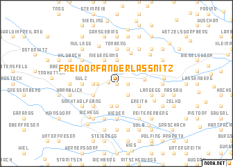 map of Freidorf an der Lassnitz