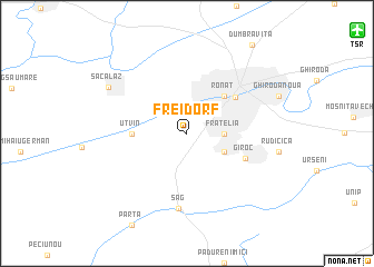 map of Freidorf