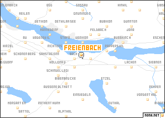 map of Freienbach