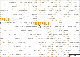 map of Freienfels