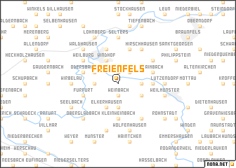 map of Freienfels