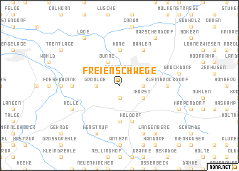 map of Freienschwege