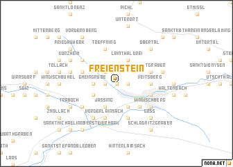 map of Freienstein