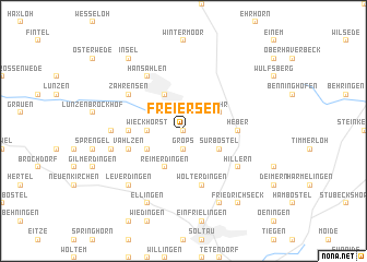 map of Freiersen