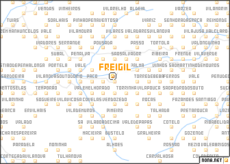 map of Freigil