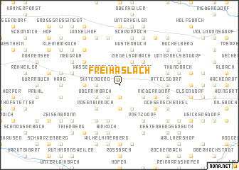 map of Freihaslach