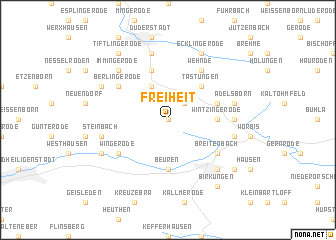 map of Freiheit