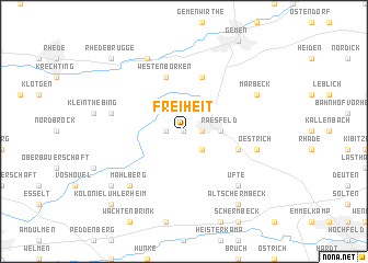 map of Freiheit