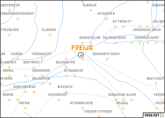 map of Freïja