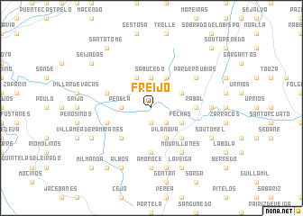 map of Freijo