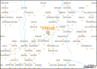 map of Freijo