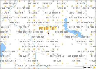 map of Freimann